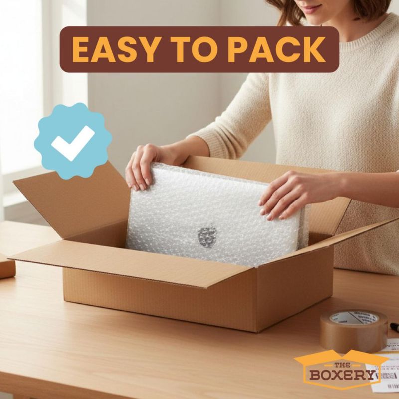 Caja de envío The Boxery 41 × 36 × 13 cm – Pack de 25 unidades