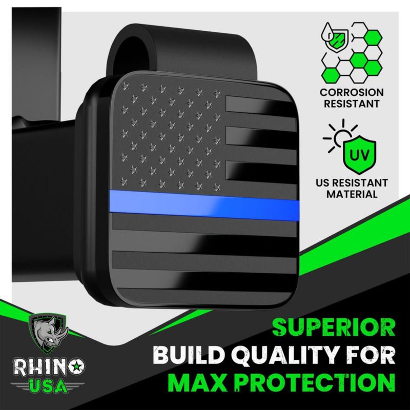 Cubierta para Enganche de Remolque Rhino USA 2" Bandera Americana
