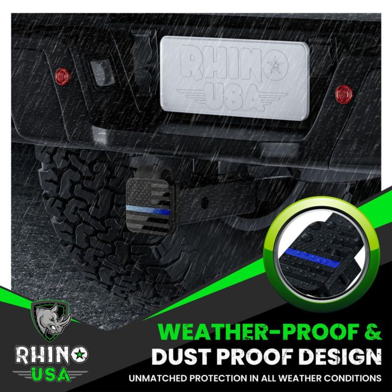 Cubierta para Enganche de Remolque Rhino USA 2" Bandera Americana