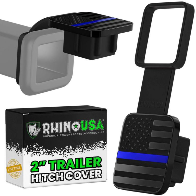 Cubierta para Enganche de Remolque Rhino USA 2" Bandera Americana