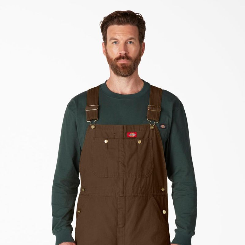 Overoles Dickies 38W x 86L Rinsed Timber