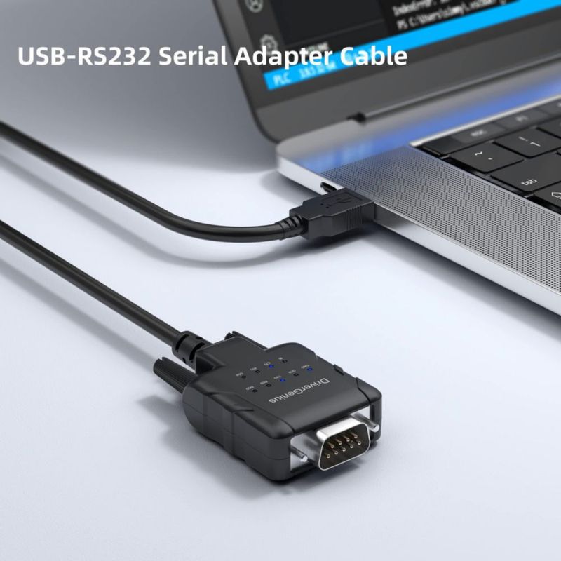 Adaptador USB a Serial DriverGenius 2 unidades con 9 LED