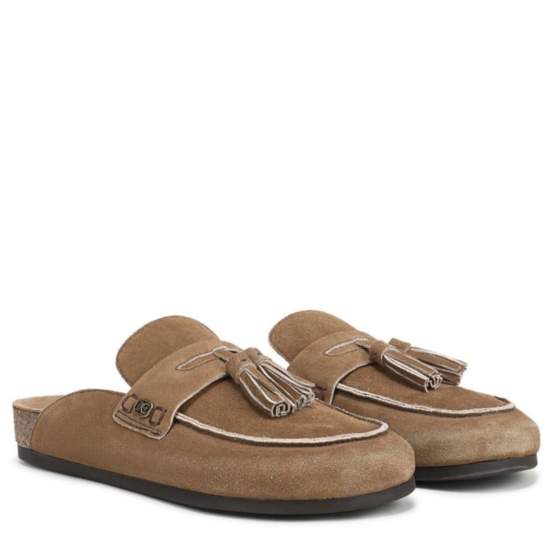 Mule Sam Edelman Astrid Terra Toffee de gamuza - Talla 9 M