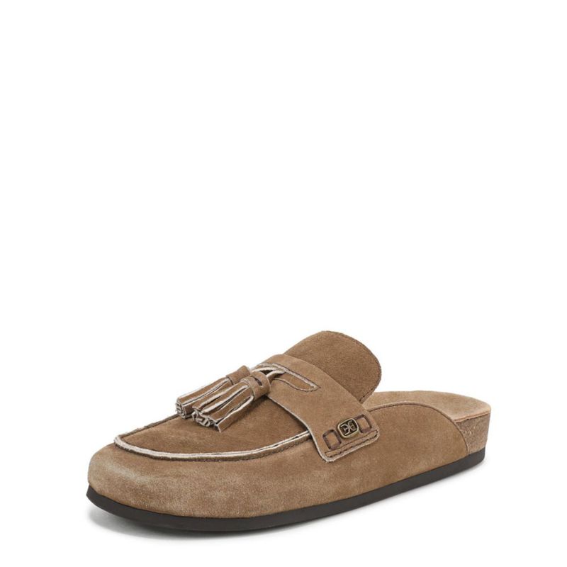 Mule Sam Edelman Astrid Terra Toffee de gamuza - Talla 9 M