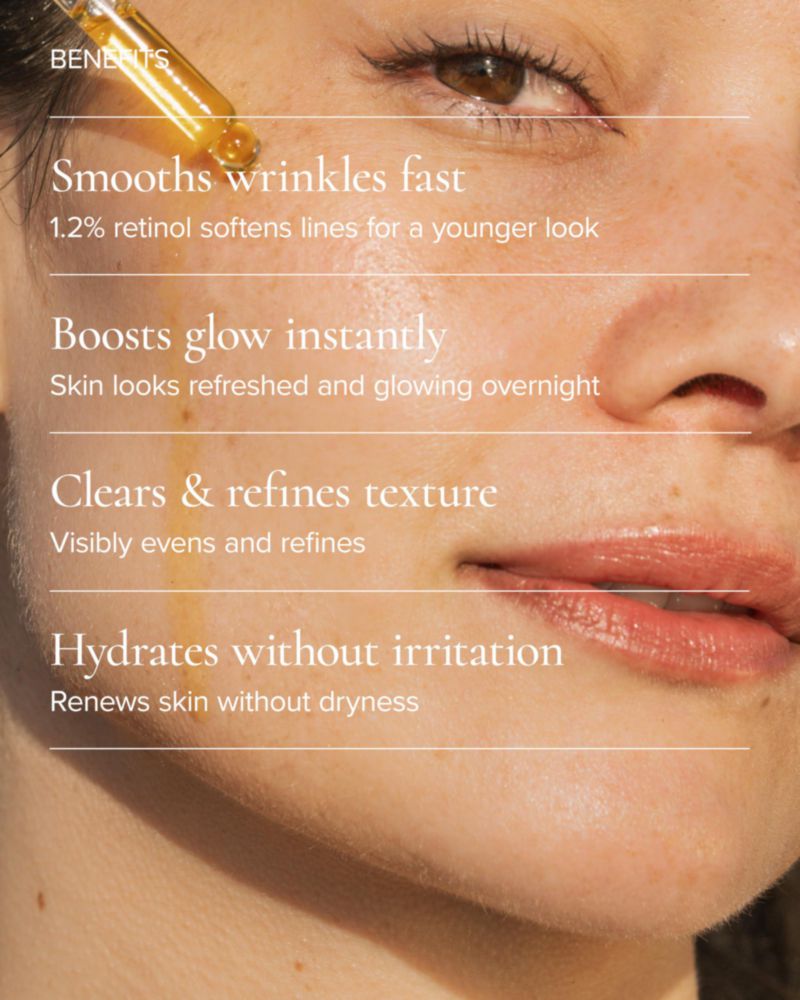 Aceite facial MARA 15 ml Tratamiento de algas y retinol