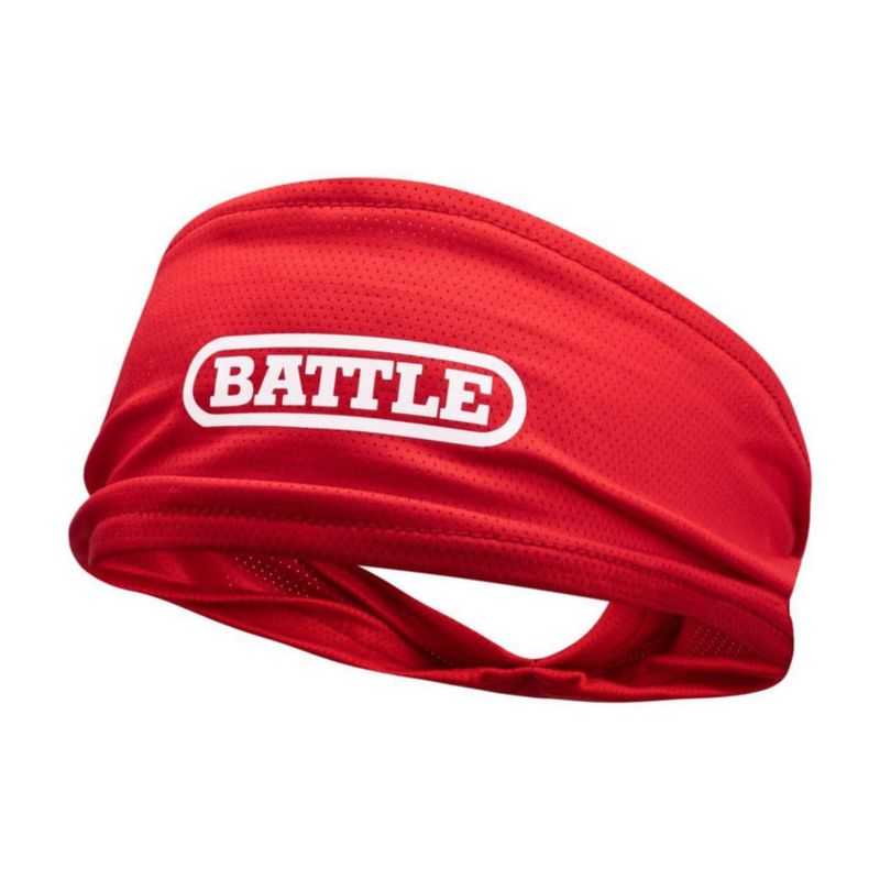 Cinta para sudor Battle Skull Wrap roja 8 años y más