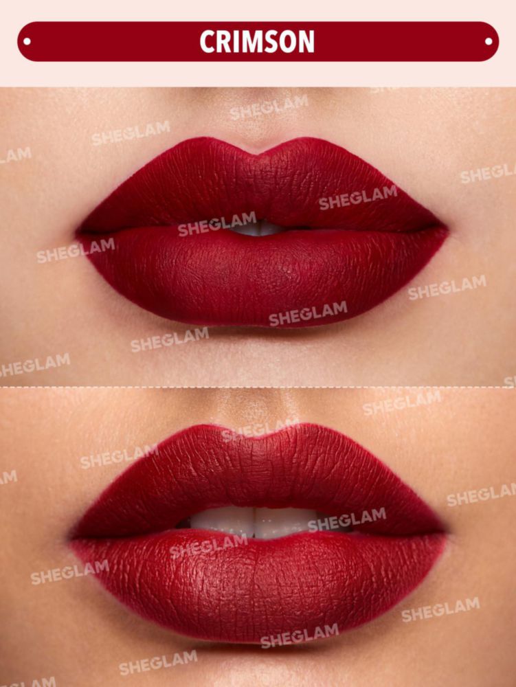 Labial líquido SHEGLAM Matte Allure Crimson