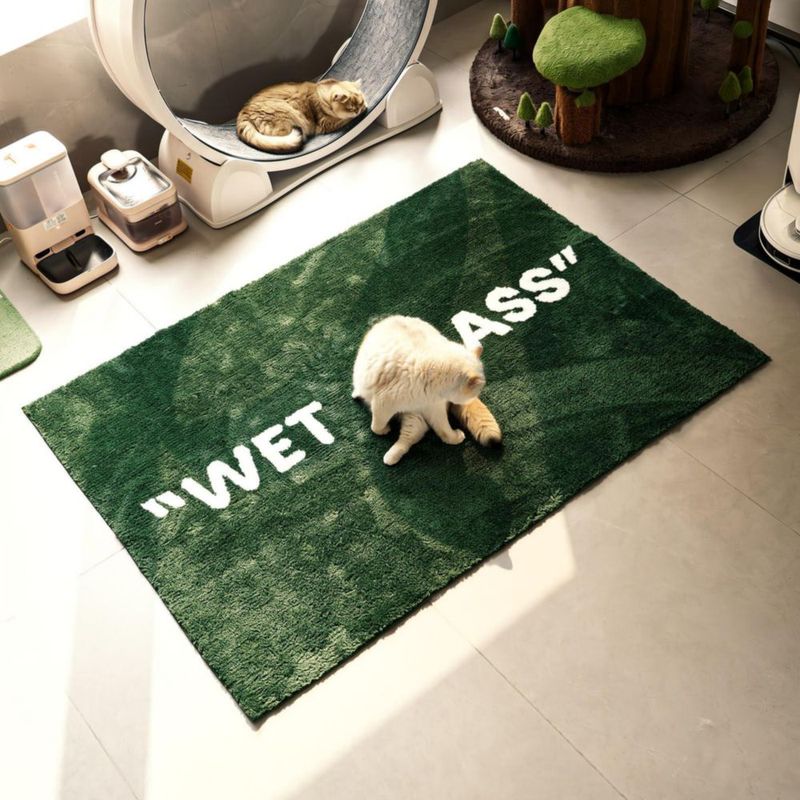 Alfombra de Área Tuftada 133x195 cm Keep Off