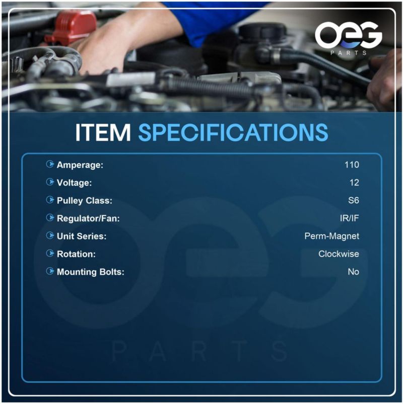 Alternador Parts Player 110A 12V Mazda Tribute 2.0L
