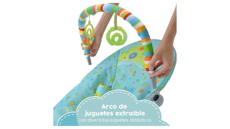 Bouncer Silla Mecedora Bebe Con Juguetes Portatil – Little Monkey