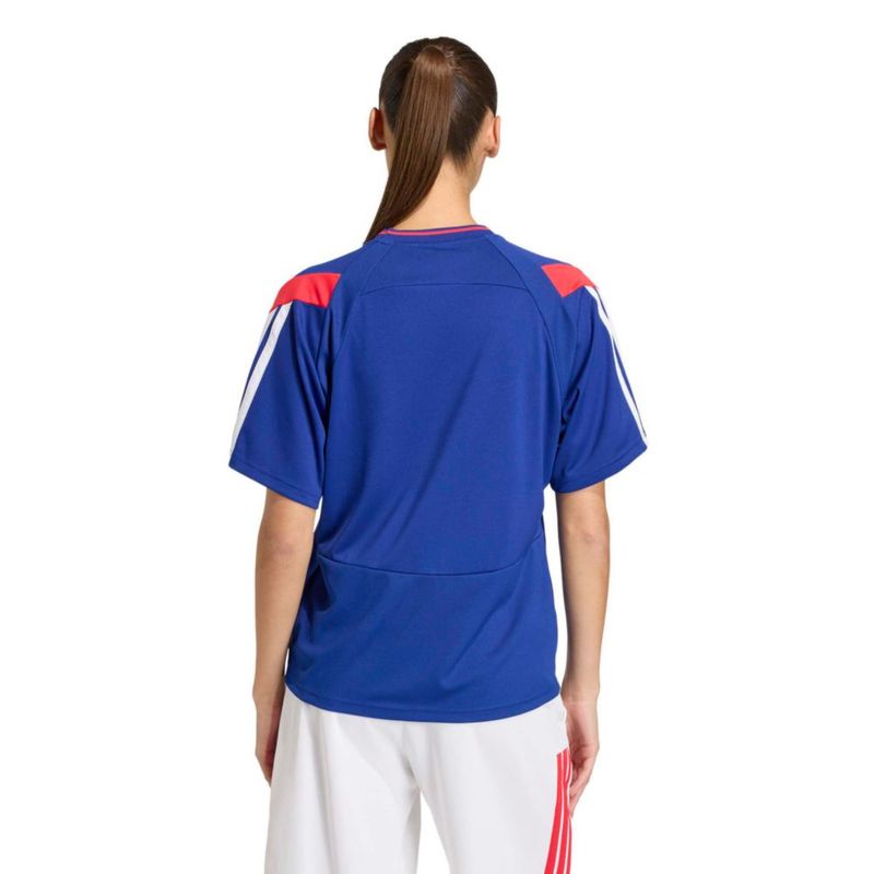 Camiseta adidas House of Tiro L Ink/Ruby/White