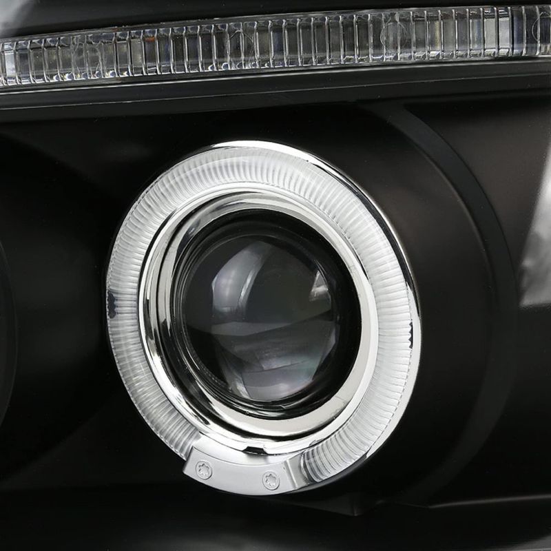 Faros LED Doble Halo Negro SPEC-D TUNING
