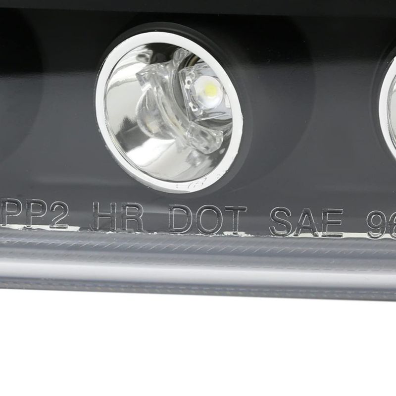 Faros LED Doble Halo Negro SPEC-D TUNING