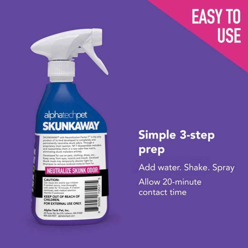 Desodorante ATP Skunk Away 500 ml para mascotas y telas