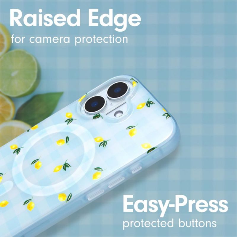 Funda Sonix para iPhone 17 MagSafe – Limón y Cuadros