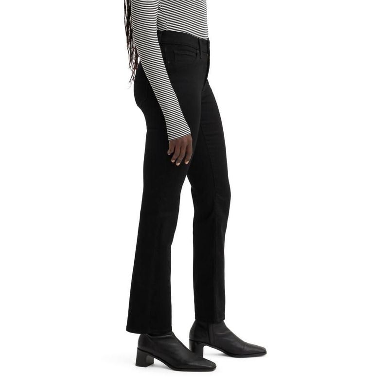Jeans Levi's 314 Shaping Straight para mujer negro suave talla 32