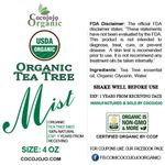 Bruma de Árbol del Té Dr Joe Lab 118 ml Orgánica USDA para rostro y cuerpo