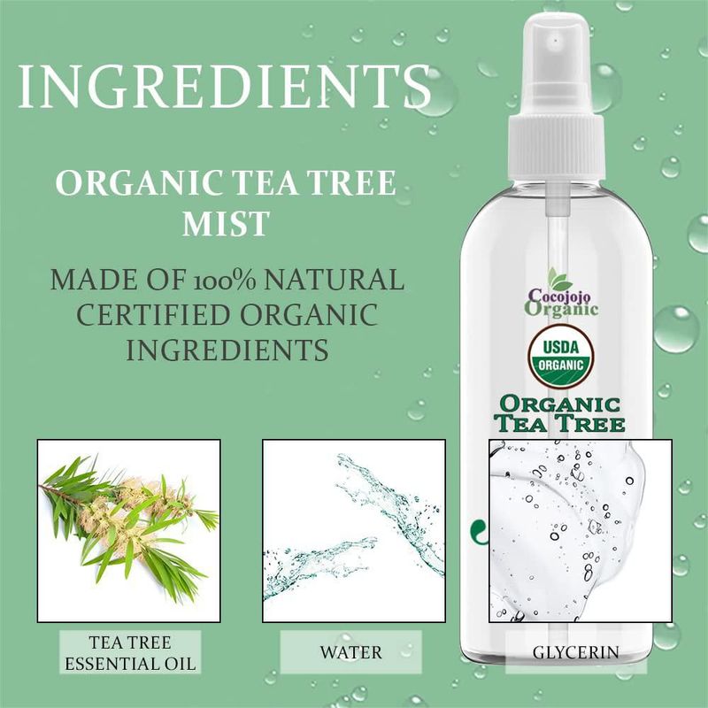 Bruma de Árbol del Té Dr Joe Lab 118 ml Orgánica USDA para rostro y cuerpo