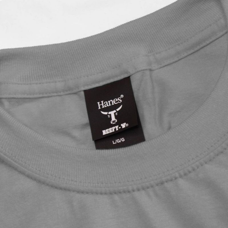 Camiseta Hanes talla extra grande azul marino manga larga
