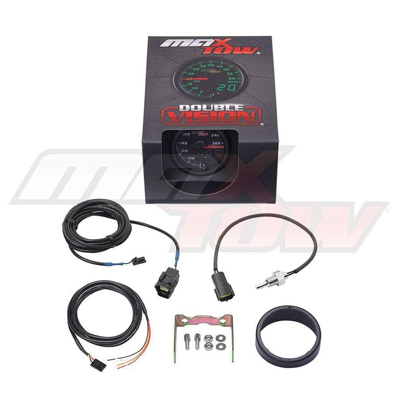 Indicador MaxTow de Temperatura de Transmisión 52 mm Negro y Verde 260 °F