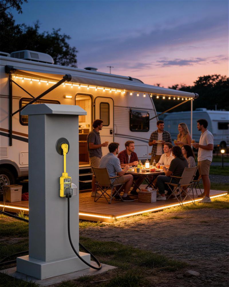 Protector de Sobretensión para Autocaravana Kohree 30A 18000J Impermeable