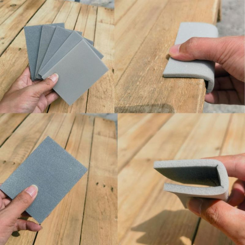 Esponjas de lijado Tonmp 76 × 10 cm 400‑3000 granos 20 unidades