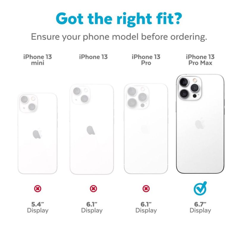 Funda Speck Slim Clear para iPhone 13 Pro Max – Transparente y compatible con carga inalámbrica