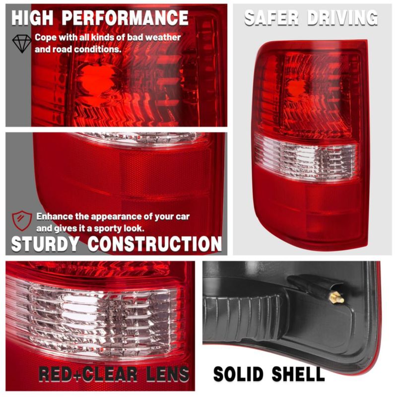 Luz Trasera HECASA para Ford F-150 Styleside (2004‑2008)