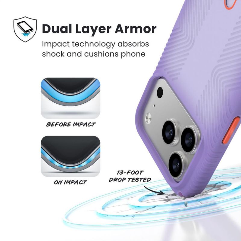 Funda Speck para iPhone 17/18 Pro Purple Fade