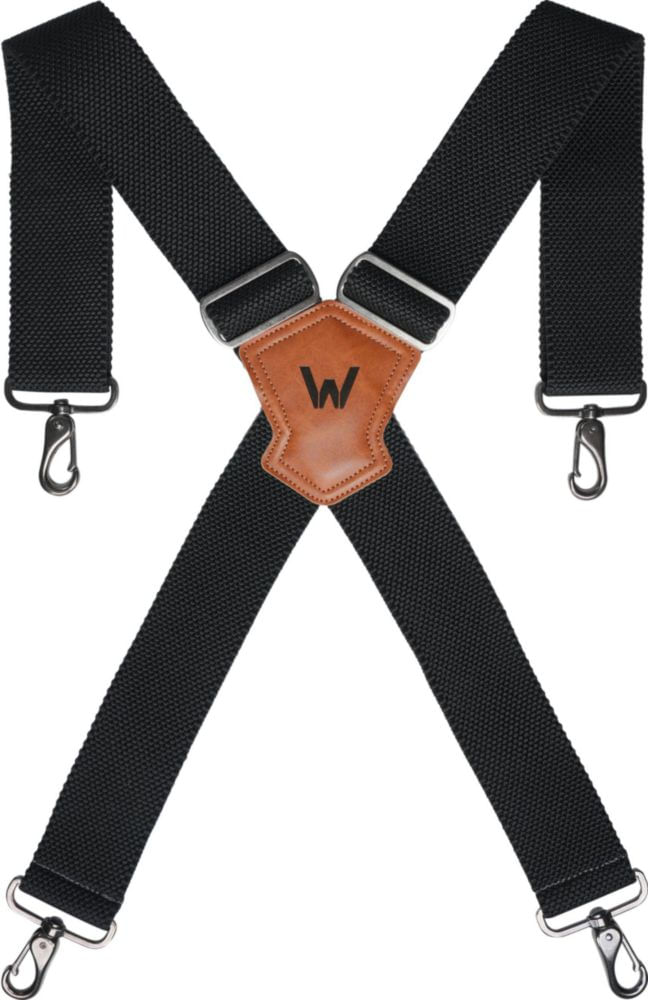 Tirantes de trabajo WELKINLAND HD elásticos - Negro
