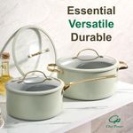 Juego de Utensilios de Cocina Cerámicos Chef Power 10 Piezas Verde Salvia