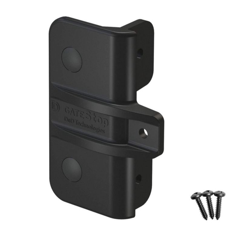 Tope de puerta D&D TECHNOLOGIES TCGS3S negro 94 mm