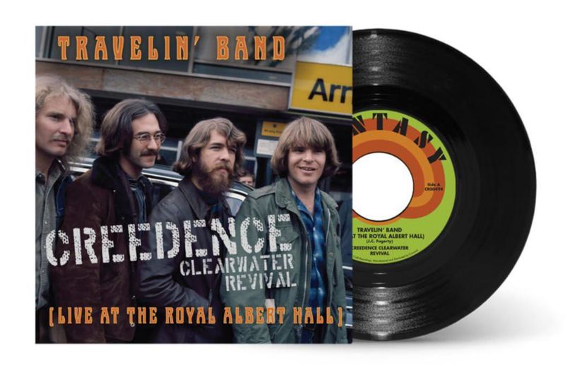 Sencillo de 7" Concord Music Group – Travelin' Band (En Vivo)