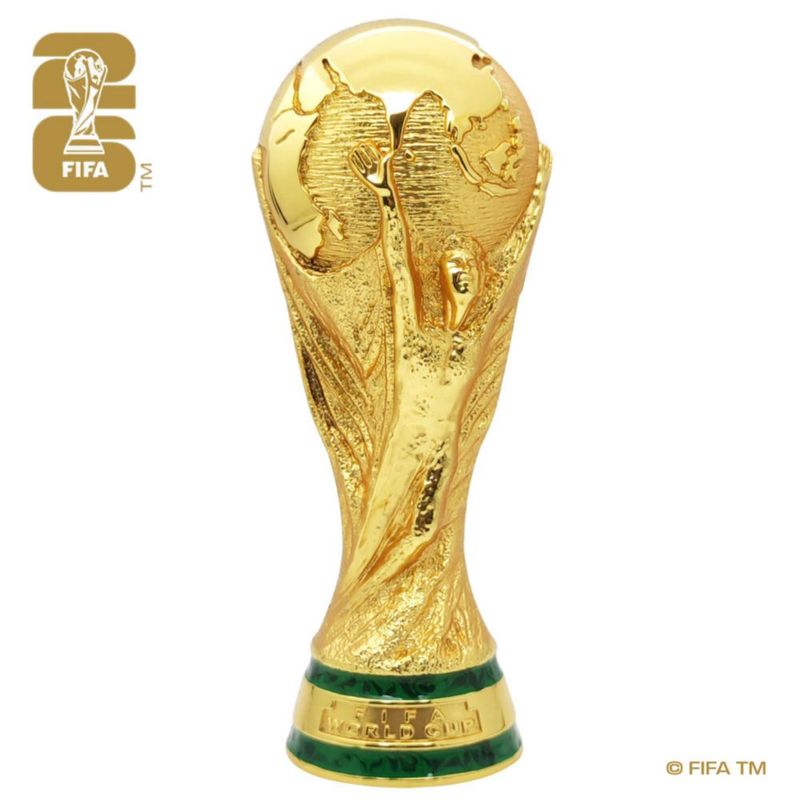 Trofeo 3D de la Copa Mundial de la FIFA 2026 Wagon Int. 15 cm de aleación de zinc