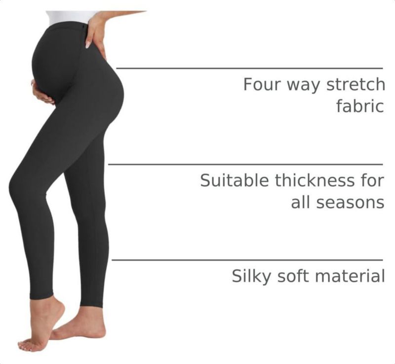 Leggings de maternidad Buttergene 71 cm suave como mantequilla
