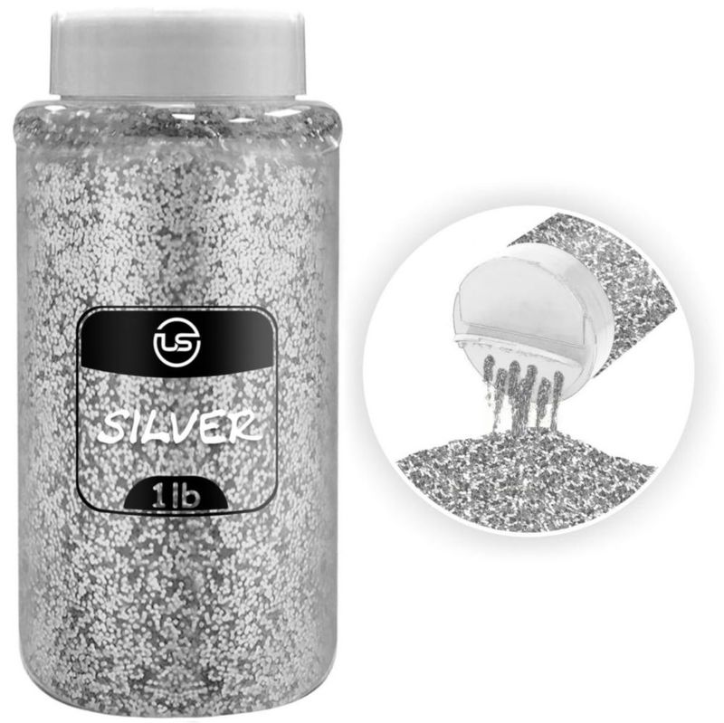 Purpurina Ultimate Stationery 454 g Plata Fina a Granel