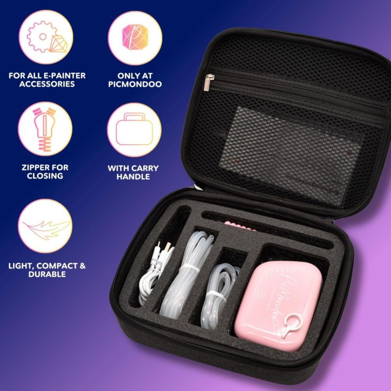Estuche de almacenamiento Picmondoo para el set E-Painter y accesorios