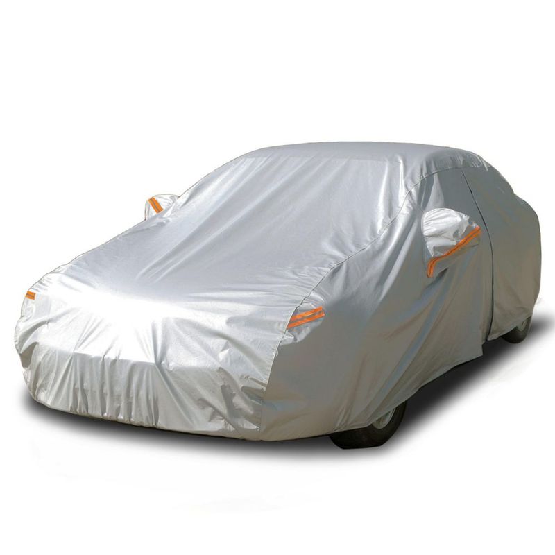 Funda para Coche SEAZEN 511 cm Impermeable de 6 Capas para Sedán