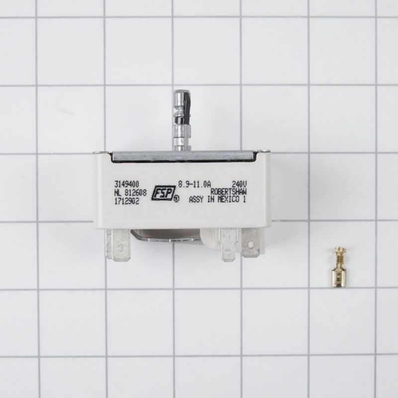 Interruptor de control del quemador Whirlpool WP3149400 OEM (original)