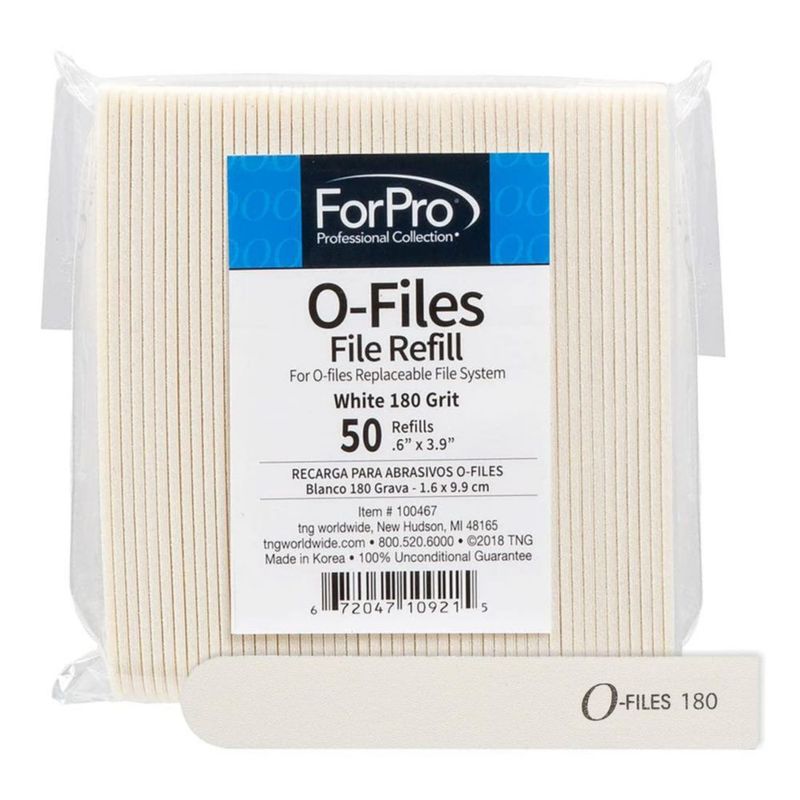 Lima de uñas ForPro Professional 180 de grano – 50 unidades
