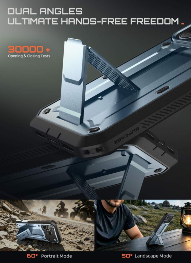 Funda SUPCASE iPhone 18/17 Pro Azul Glaciar