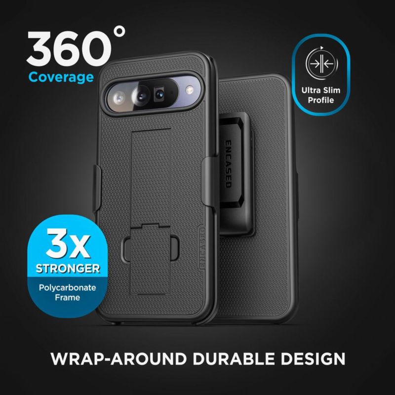 Funda con clip de cinturón ENCASED para Pixel 11 Pro XL DuraClip