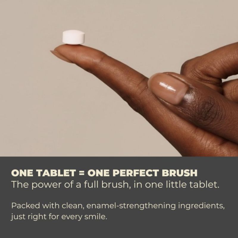 Tabletas de pasta dental Tidalove 248 uds sin flúor nHAp