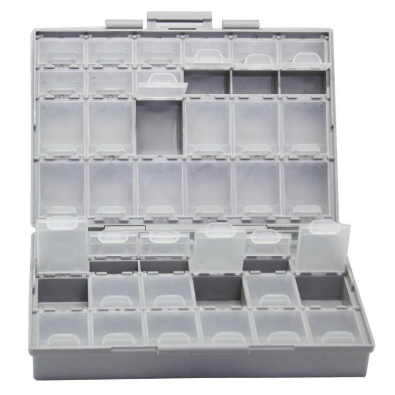 Caja de almacenamiento AideTek 23 cm x 15 cm organizador SMD SMT
