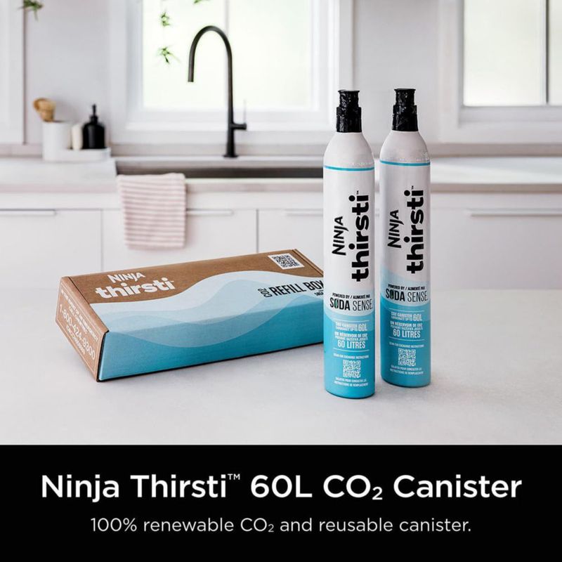 Bidón de CO2 Ninja WCX02CO2 Thirsti 60 L paquete de 2