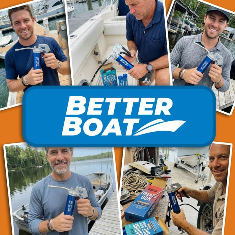 Pistola de Grasa Better Boat 14 oz con Mango Tipo Pistola - Kit Marino