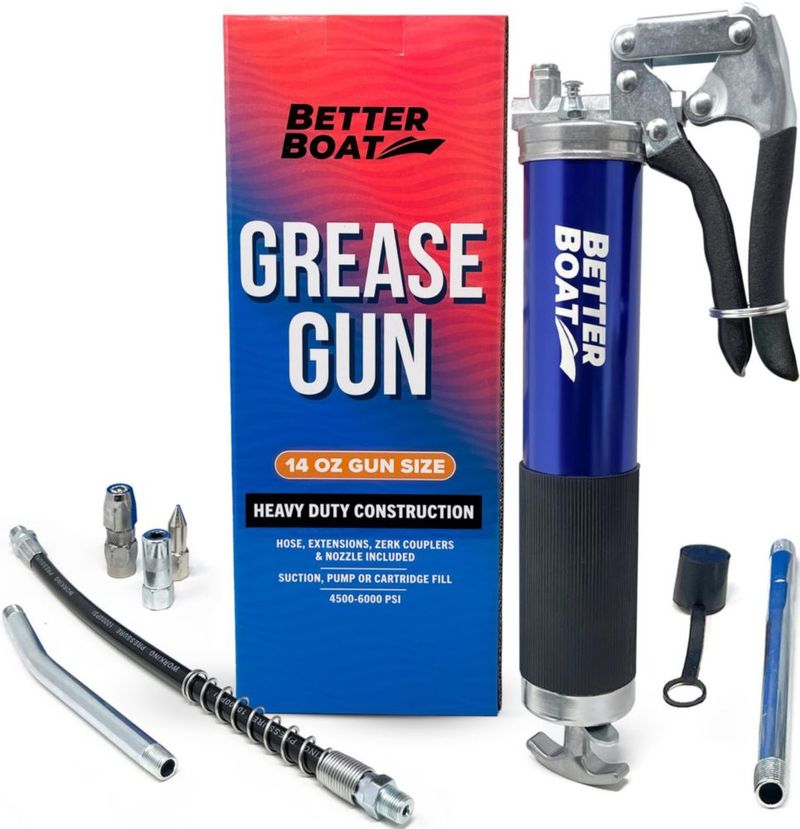 Pistola de Grasa Better Boat 14 oz con Mango Tipo Pistola - Kit Marino