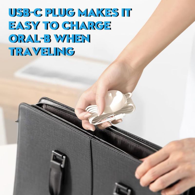 Cargador USB-C Mdforme para cepillos eléctricos Oral‑B iO Serie iO2‑iO6