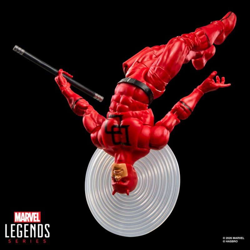 Figura de acción Marvel Daredevil 15 cm con escudo retro