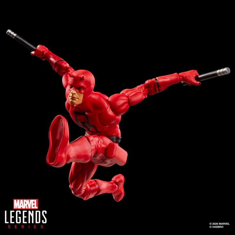 Figura de acción Marvel Daredevil 15 cm con escudo retro